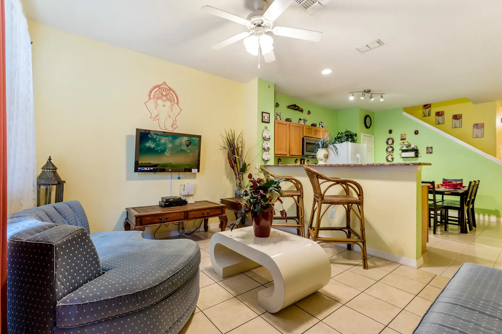 Vacation home bedroom near Disney Orlando
